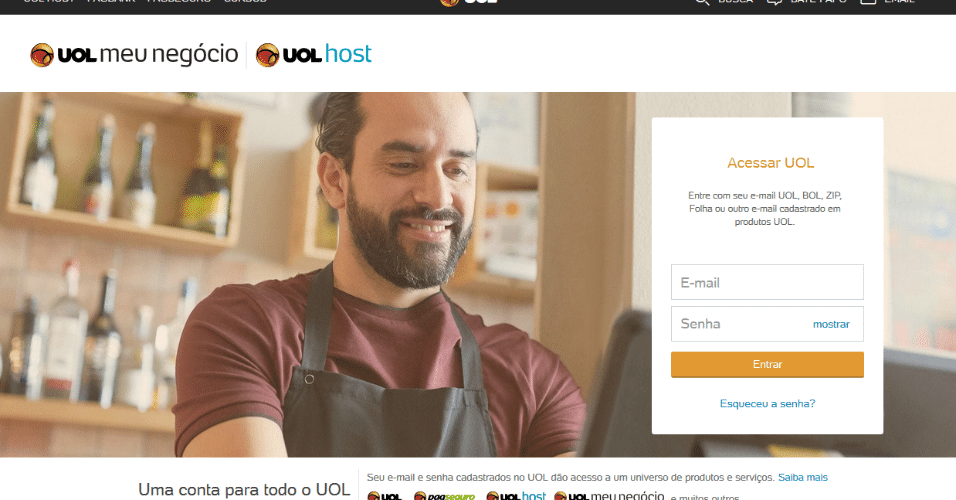 Seu e-mail está melhor e muito mais fácil de usar! - UOL Mail